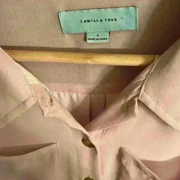 Camilla Tree Pink Shirt Dress Size S - Picture 8 of 16